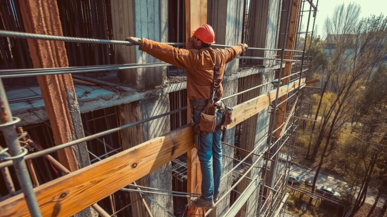 Exploring the fiction of crucifixion, everyday characters like workers and ordinary people are depicted in modern-day crucifixions, pushing the boundaries of this powerful symbol. Crucifixion reimagined with everyday people WITH WORKING CLASSIC UNIFORMS. Medium Shot: Description: Zoom in on a construction worker, high above on a scaffold, his arms spread along a crossbeam. His posture resembles a crucifixion, yet his face shows resignation rather than agony, reflecting the daily sacrifices of the labor class. This imagery echoes the socio-political commentary found in Diego Rivera's murals. --chaos 60 --ar 16:9 --style raw --stylize 700 --weird 1800 --v 6 Job ID: 46dce71d-8406-4cf4-a391-a54b2ea4570d